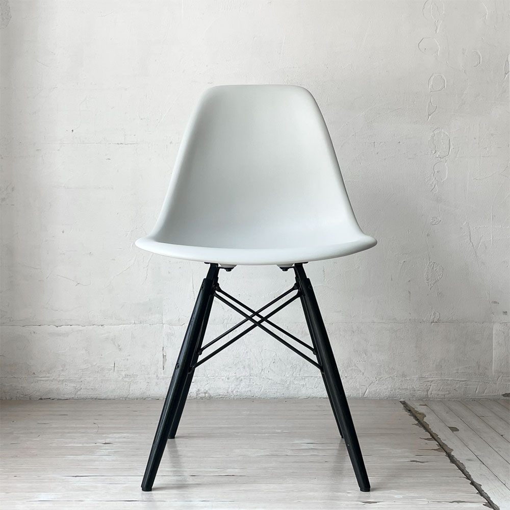 ハーマンミラー HermanMiller サイドシェルチェア アルパイン×エボニー ドゥエルレッグ  ポリプロピレン製 イームズ ミッドセンチュリー A ★