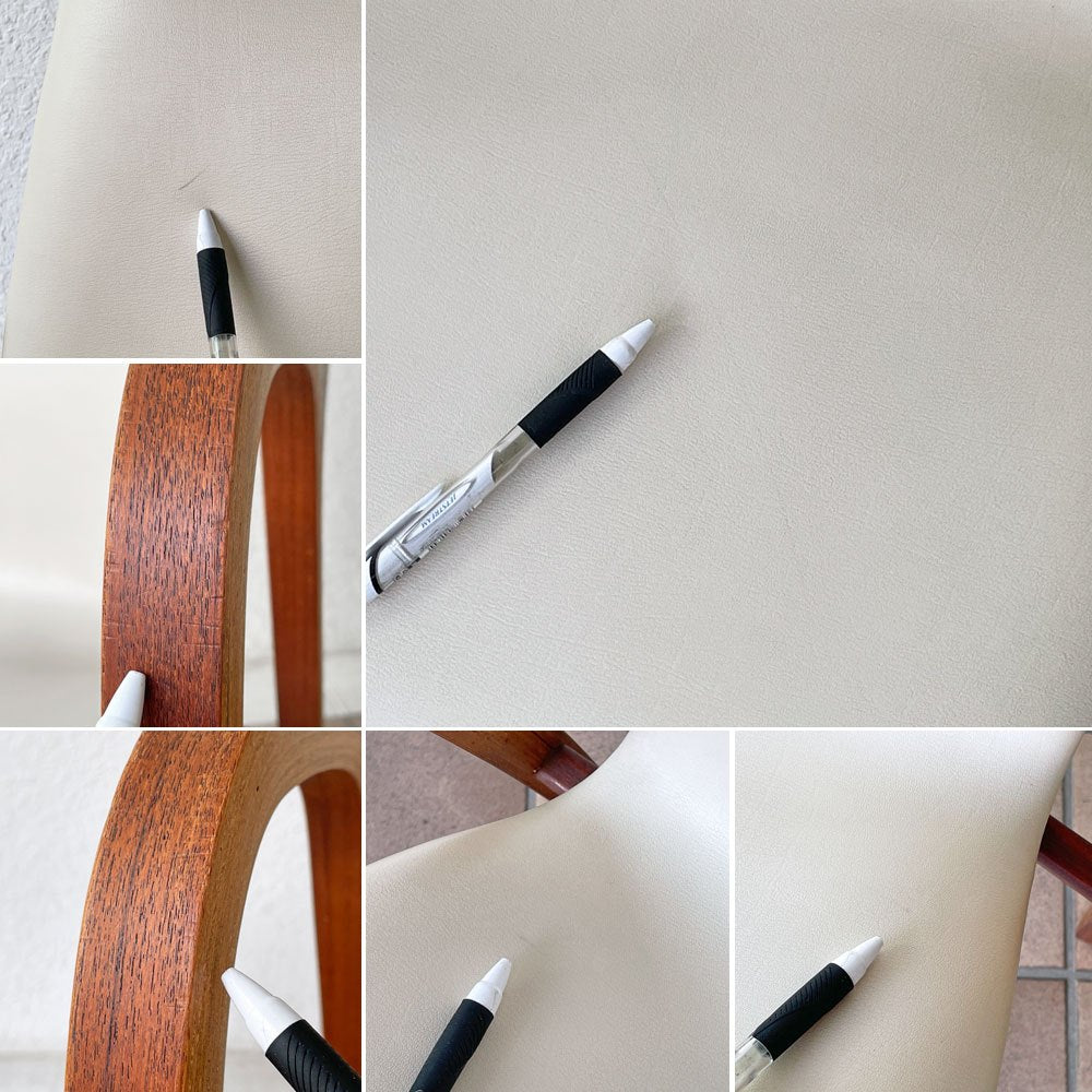 天童木工 Tendo アントラー Antler アームチェア チーク材 PVCレザー 坂倉準三建築研究所 ビンテージ ジャパニーズモダン ◇