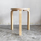 アルテック Artek スツール60 Stool60 バーチ材 ナチュラルラッカー 3本脚 アルヴァ・アアルト 北欧 フィンランド ■