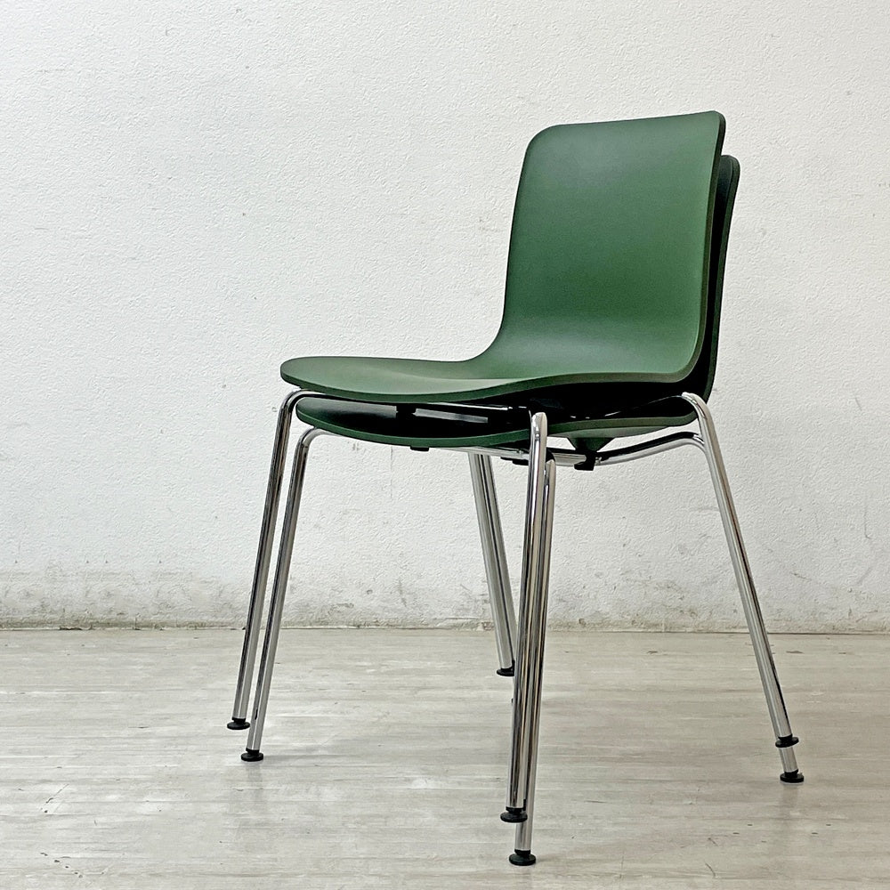 ヴィトラ vitra ハルチューブ HAL Tube サイドチェア ダイニングチェア スタッカブル ジャスパー・モリソン 2脚セット A ●