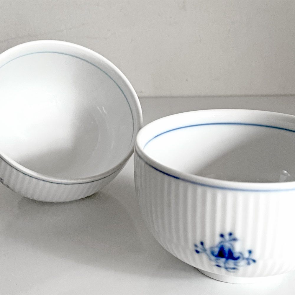 ロイヤルコペンハーゲン ROYAL COPENHAGEN ブルーフルーテッド Blue Fluted ジャパニーズ Japanese 湯呑セット ジャパニーズカップ ペア デンマーク製 北欧 廃番 ■