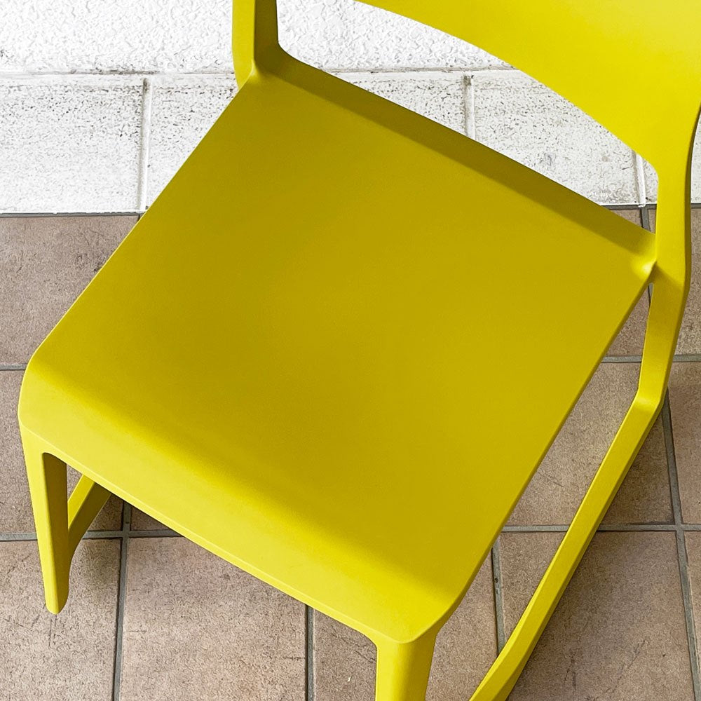 ヴィトラ Vitra ティプトン Tip Ton ワークチェア ダイニングチェア デスクチェア マスタード スタッキング チルト機能 定価￥47,300- ◇