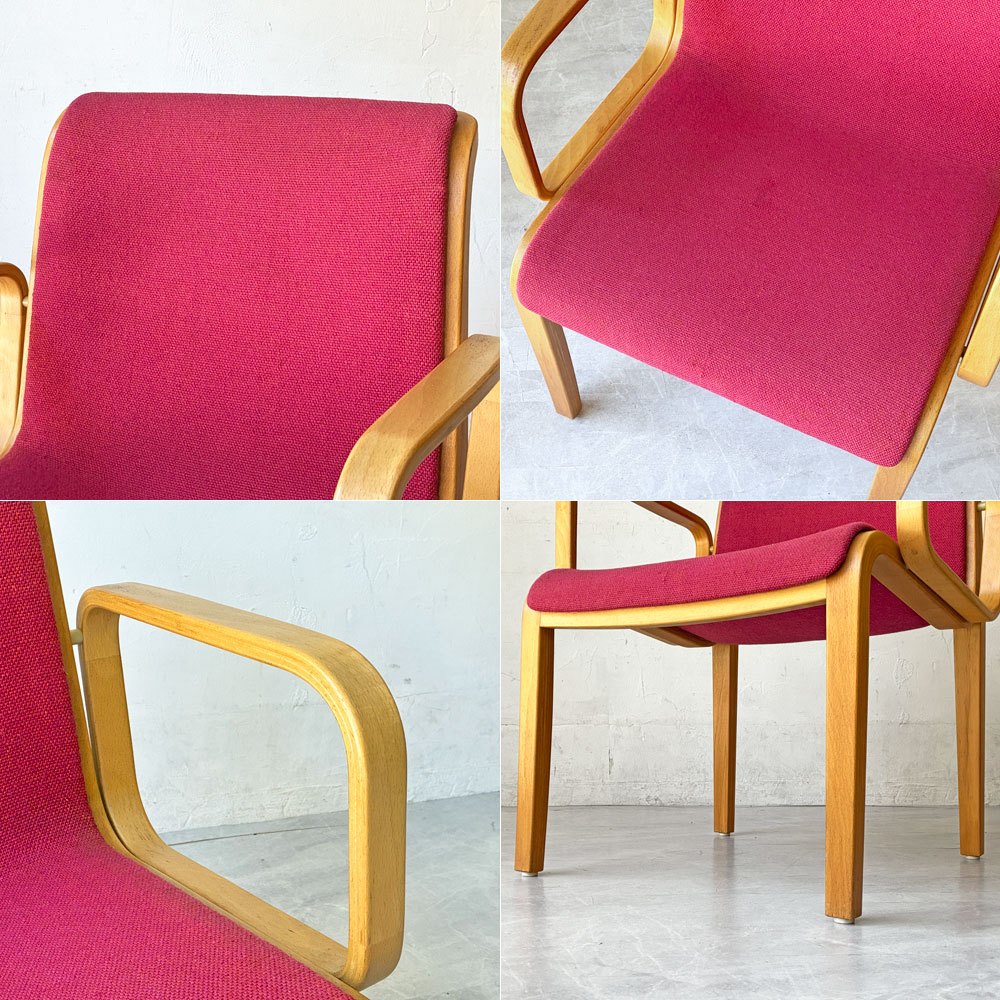 ノル Knoll 1305U アームチェア ダイニングチェア 曲木 プライウッド ビル・ステファン Bill Stephens ビンテージ ミッドセンチュリー ★
