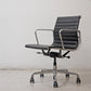 ハーマンミラー Herman Miller イームズアルミナムグループチェア マネージメントチェア アルミバフベース ガス圧昇降仕様 5本脚 キャスタータイプ 本革 イームズ C ●