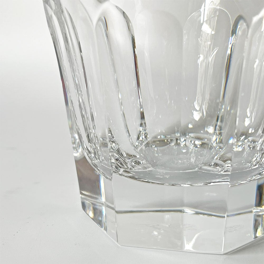 バカラ Baccarat アルクール Harcourt ロックグラス クリスタルガラス フランス 定価33,000円 箱付き 美品 B ★