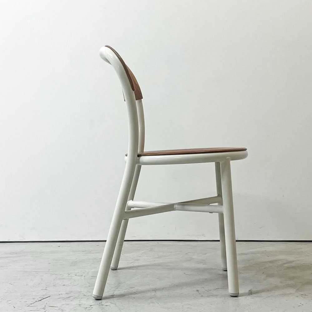 マジス MAGIS パイプチェア ウッド Pipe Chair Wood ダイニングチェア ホワイト×ライトビーチ ジャスパー・モリソン A ●
