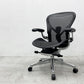 ハーマンミラー Herman Miller アーロンチェア リマスタード フル装備 Bサイズ オニキスウルトラマット ポリッシュドアルミニウムベース ポスチャーフィット ビル・スタンフ ＆ ドン・チャドウィック 〓