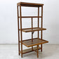 ビンテージスタイル Vintage style 古材風 シェルフ ラック 折り畳み式棚板  アジアンスタイル ●