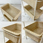 イデー IDEE ワラビー WALLABY バスケットスタンド BASKET STAND ラタン スチール ホワイト ●