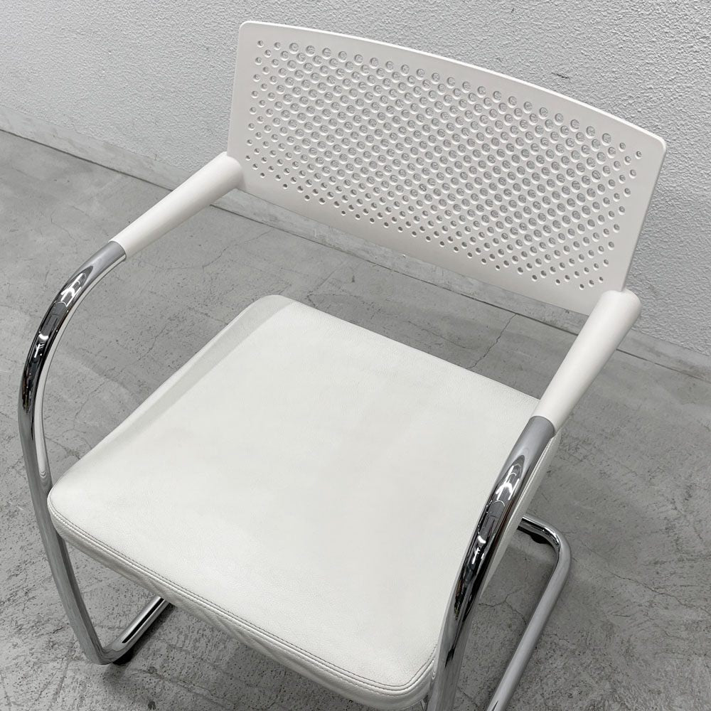 ヴィトラ vitra ビザビ2 Visavis2 アームチェア デスクチェア カンティレバー スタッキング不可仕様 アントニオ・チッテリオ A 〓