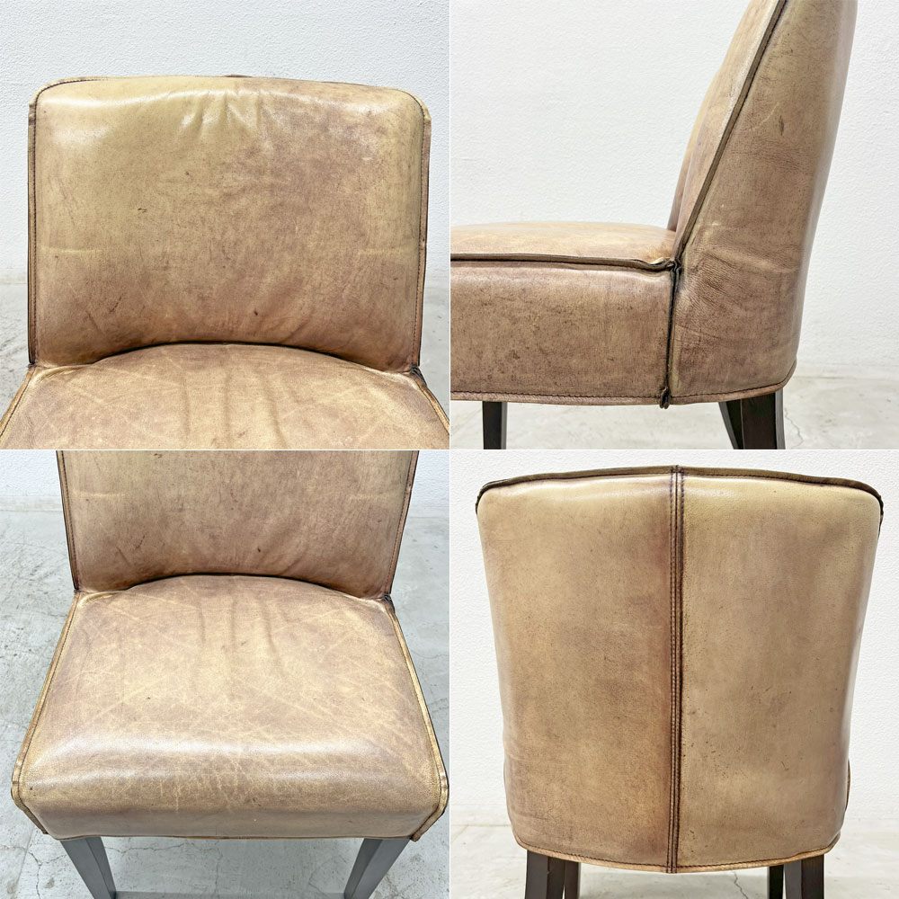 ダルトン DULTON ランディーチェア Randy Chair 本革 レザー ラウンジチェア アームチェア ビンテージスタイル Ｂ 〓