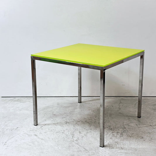 ドリアデ Driade ジェリースライス Jelly Slice スクエアテーブル ダイニング ライムグリーン系カラー フィリップ・スタルク Philippe Starck イタリア ●