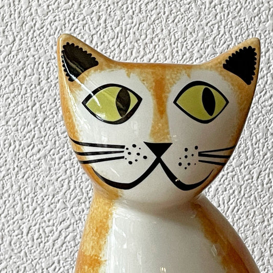 ハンナターナー Hannah Turner 貯金箱 Money box ネコ Cat ジンジャー タビー GINGER Tabby H21㎝ ◇