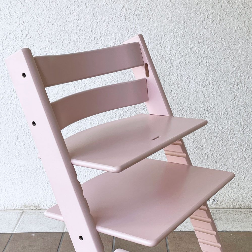 ストッケ STOKKE トリップトラップ TRIPP TRAPP ベビーチェア キッズチェア S/N5～ セレーヌピンク ノルウェー 北欧家具 ◇