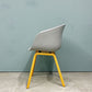 ヘイ HAY アバウト ア チェア ABOUT A CHAIR AAC22 アームチェア ダイニングチェア コンクリートグレー ヒー・ウェリング 北欧モダン デンマーク 定価￥59,400- ◎