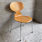 フリッツハンセン Fritz Hansen 3101 アントチェア 4本脚 ナチュラルビーチ材 ラッカー仕上げ アルネ・ヤコブセン 北欧家具 B ♪