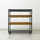 ジャーナルスタンダードファニチャー journal standard Furniture j.s.F サンク ワゴンラック SENS WAGON RACK 4段 スチール オーク材トレイ シェルフ キャスター付 W85cm 工業系 定価￥41,800- ●
