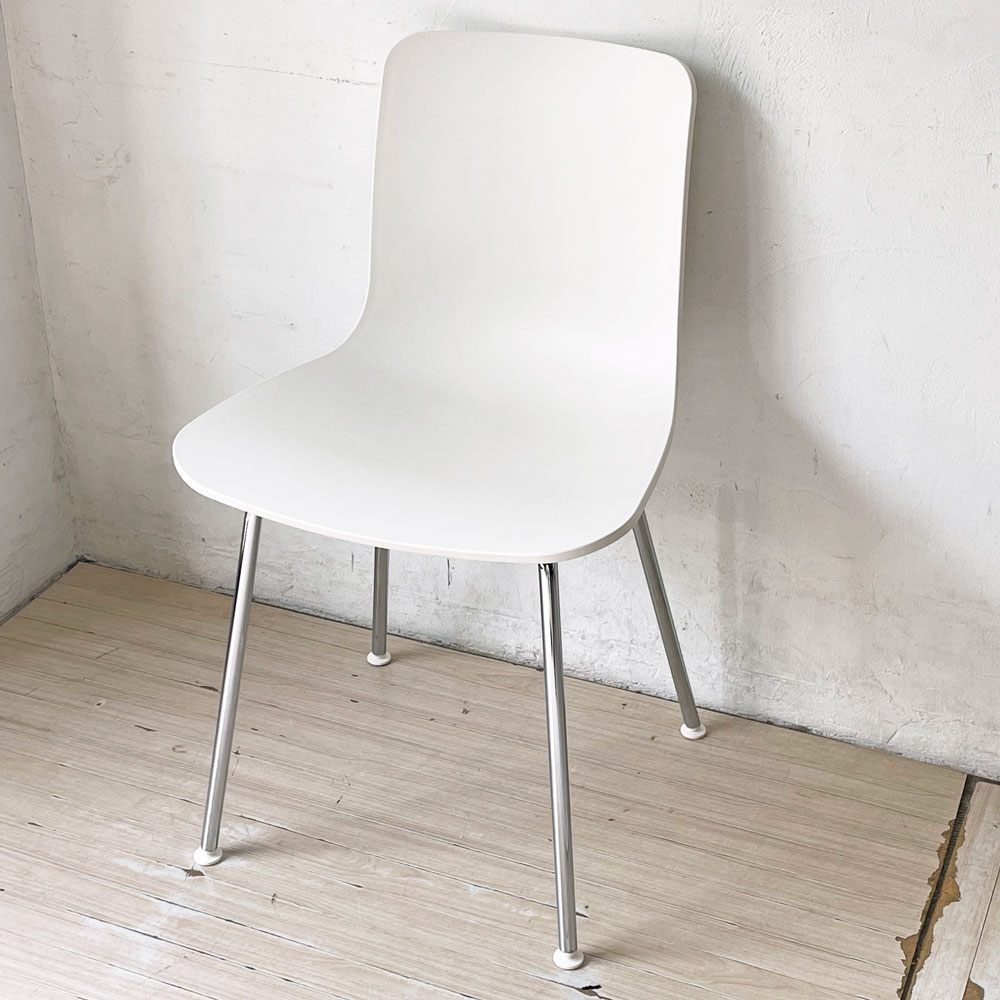 ヴィトラ vitra ハル チューブ HAL Tube サイドチェア ダイニングチェア ホワイト パウダーコート 屋外使用可 ジャスパー・モリソン A ★