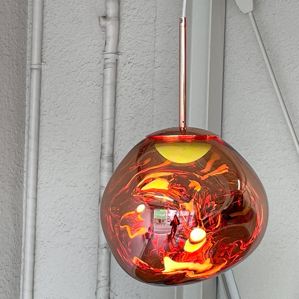 トムディクソン Tom Dixon メルト MELT 30 コッパー ペンダントライト LED ヤマギワ取扱 未使用品 定価198,000円 ◇