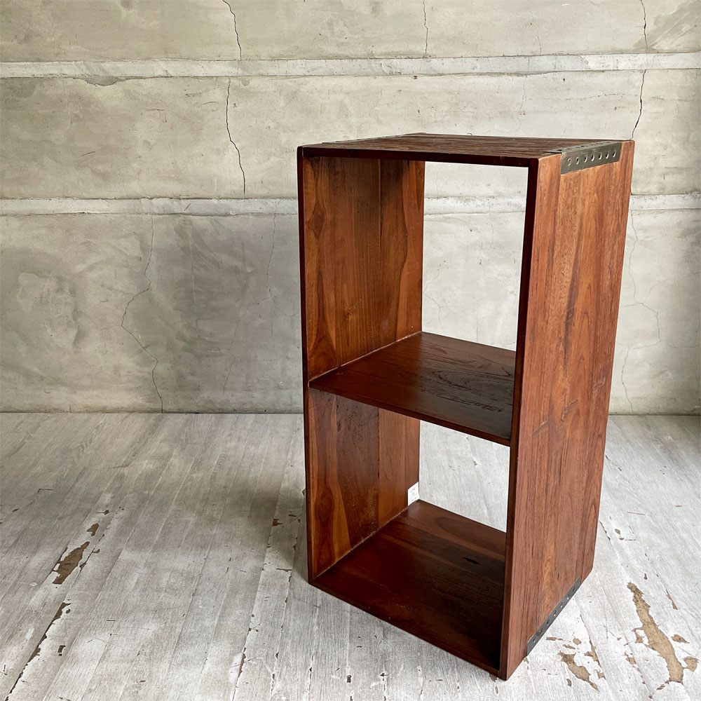 アクメ ファニチャー ACME furniture ディーボディ d-Bodhi トロイ TROY S オープンシェルフ 2段 チーク古材 インダストリアルテイスト A ♪