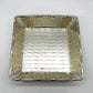 クリストフル CHRISTOFLE コレクション ガリア COLLECTION GALLIA ブレッド バスケット Bread Basket スクエア 編み込み シルバー 銀メッキ W23.5cm フランス B ●