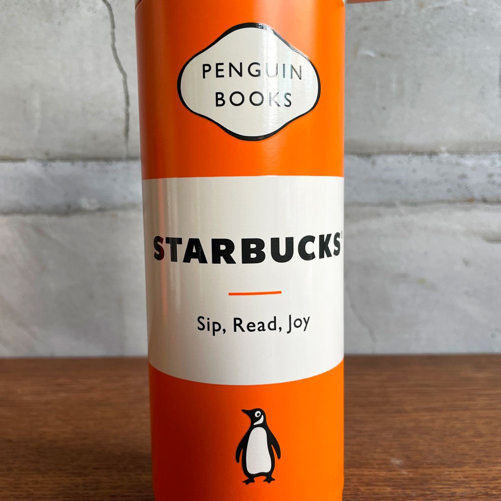 スターバックス Starbucks × ペンギンブックス Penguin Books FEJ魔法瓶 タンブラー 水筒 500ml 韓国限定 サーモス製 ♪