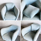 イデー IDEE ミニミラーアームチェア MINI MILLER ARM CHAIR パーソナルチェア シングルソファ ファブリック ブルーグレー ■