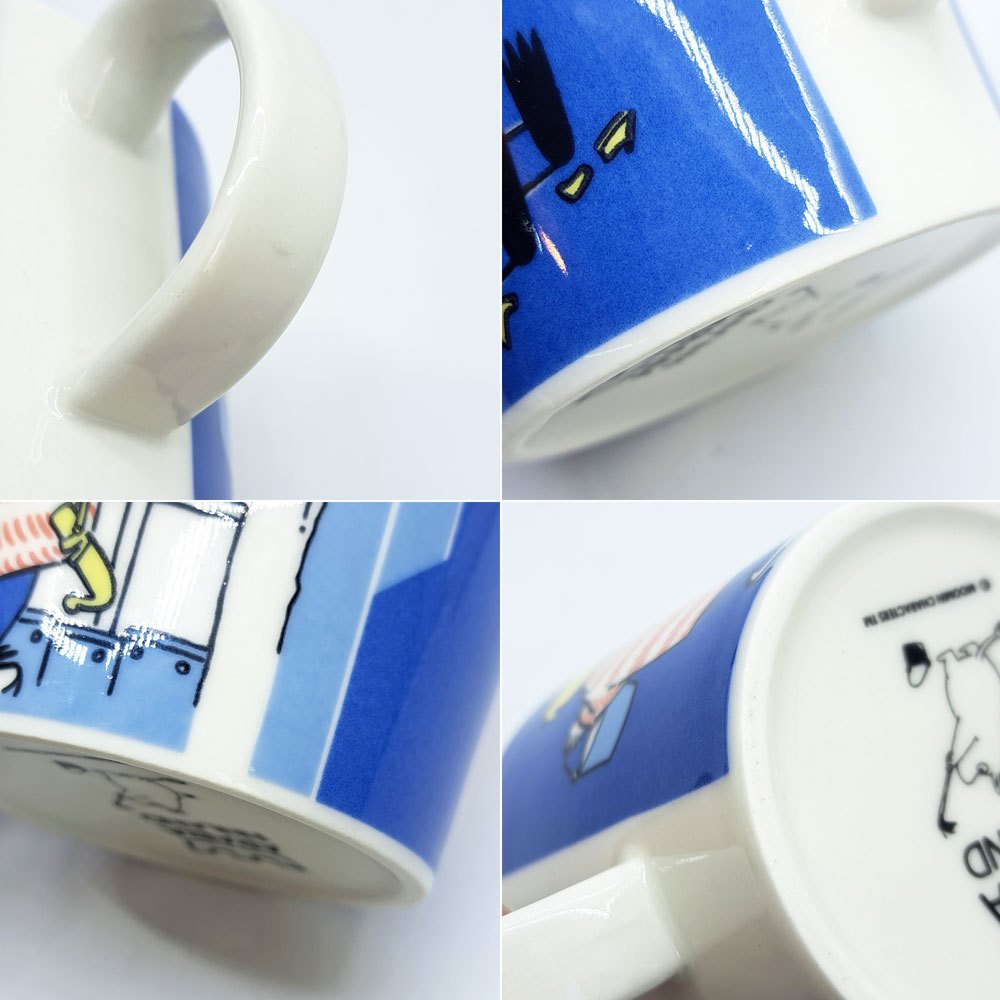 アラビア ARABIA ムーミン Moomin マグカップ トゥーティッキー Tuutikki ブルー 廃番 フィンランド 北欧食器 ●