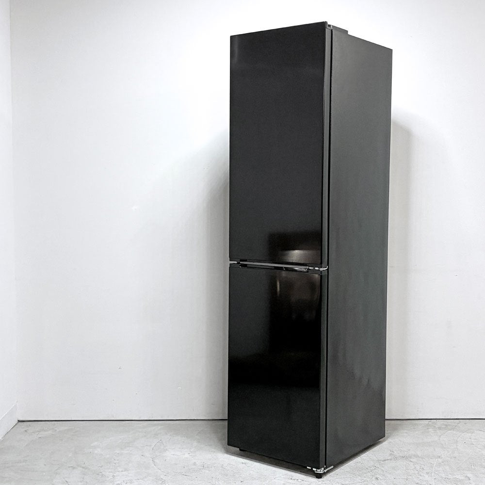 アイリスオーヤマ IRIS OHYAMA 冷蔵庫 IRSN-S24A-B 2ドア スリム型 ブラック 239L 2025年製 説明書付●