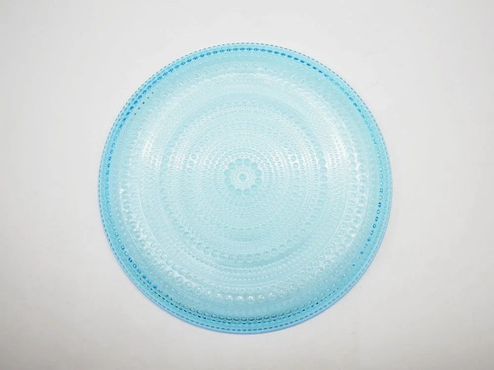 イッタラ iittala カステヘルミ Kastehelmi プレート 25cm ライトブルー オイバ・トイッカ Oiva Toikka フィンランド 北欧食器 ●