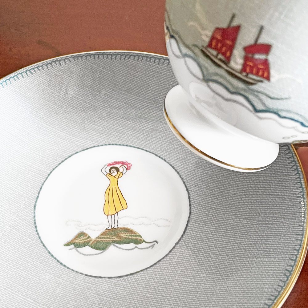 ウェッジウッド WEDGWOOD セイラーズ フェアウェル Sailor's Farewell カップ＆ソーサー C&S キット・ケンプ Kit Kemp 英国 イギリス ■