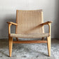 カールハンセン＆サン Carl Hansen & Son CH25 ラウンジチェア オーク材 ペーパーコード ハンス・J・ウェグナー ビンテージ 北欧家具 ■
