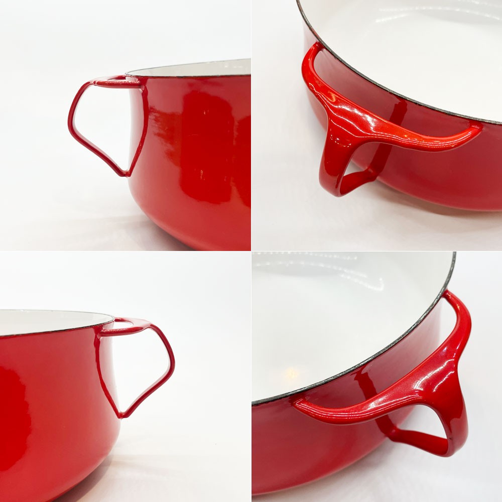 ダンスク DANSK コベンスタイル koben style ホーロー 両手鍋 Φ23cm レッド 琺瑯 イェンス・クイストゴー Jens Quistgaard  ビンテージ デンマーク製 ★