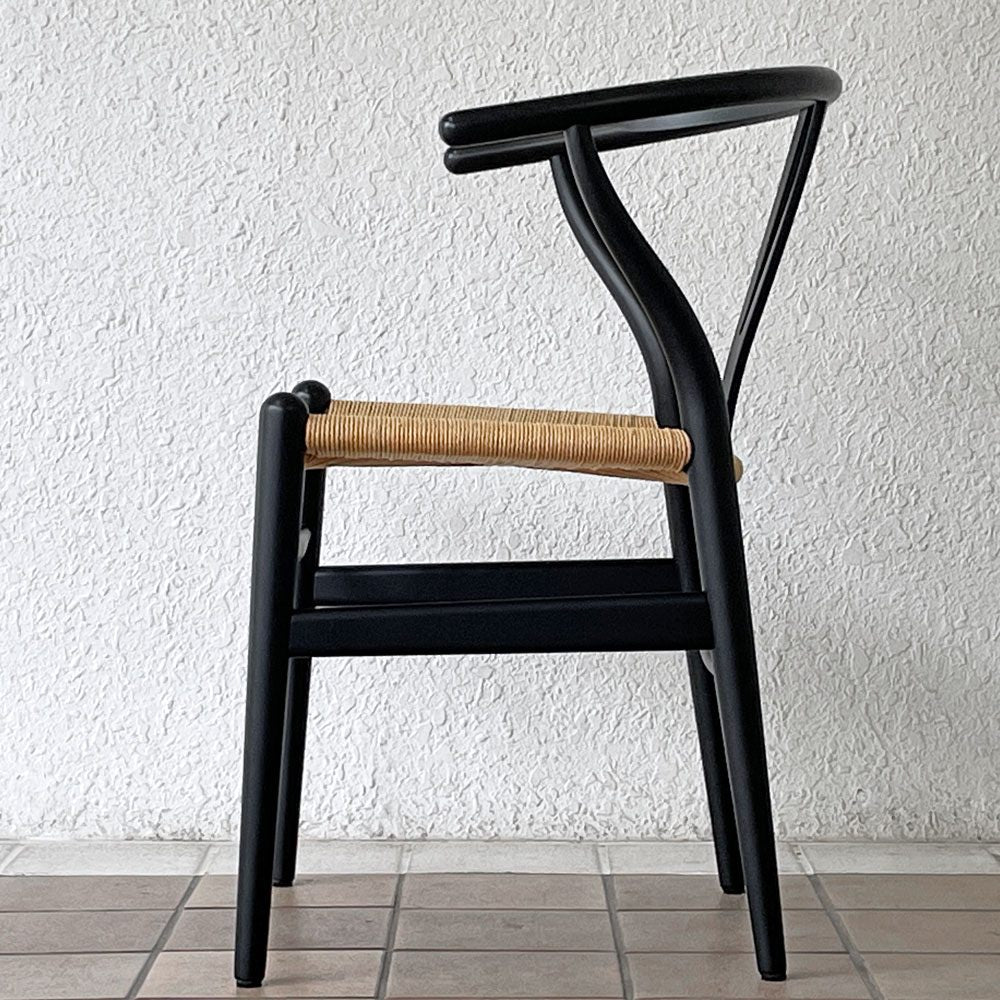 カールハンセン&サン Carl Hansen&Son Yチェア CH24 ハンス J. ウェグナー ビーチ材 ブラックラッカー 北欧家具 デンマーク  ◇