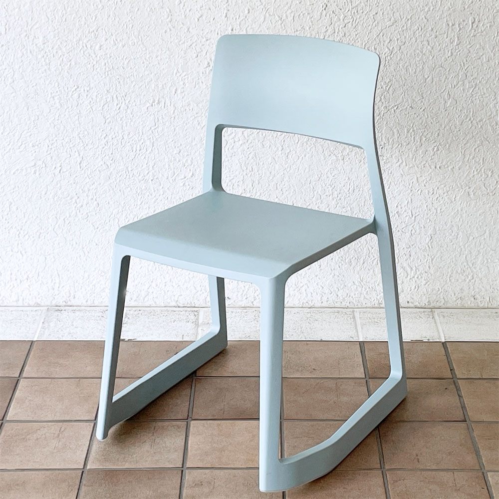 ヴィトラ Vitra ティプトン Tip Ton ワークチェア ダイニングチェア デスクチェア アイスグレー スタッキング チルト機能 定価￥42,900- C ◇