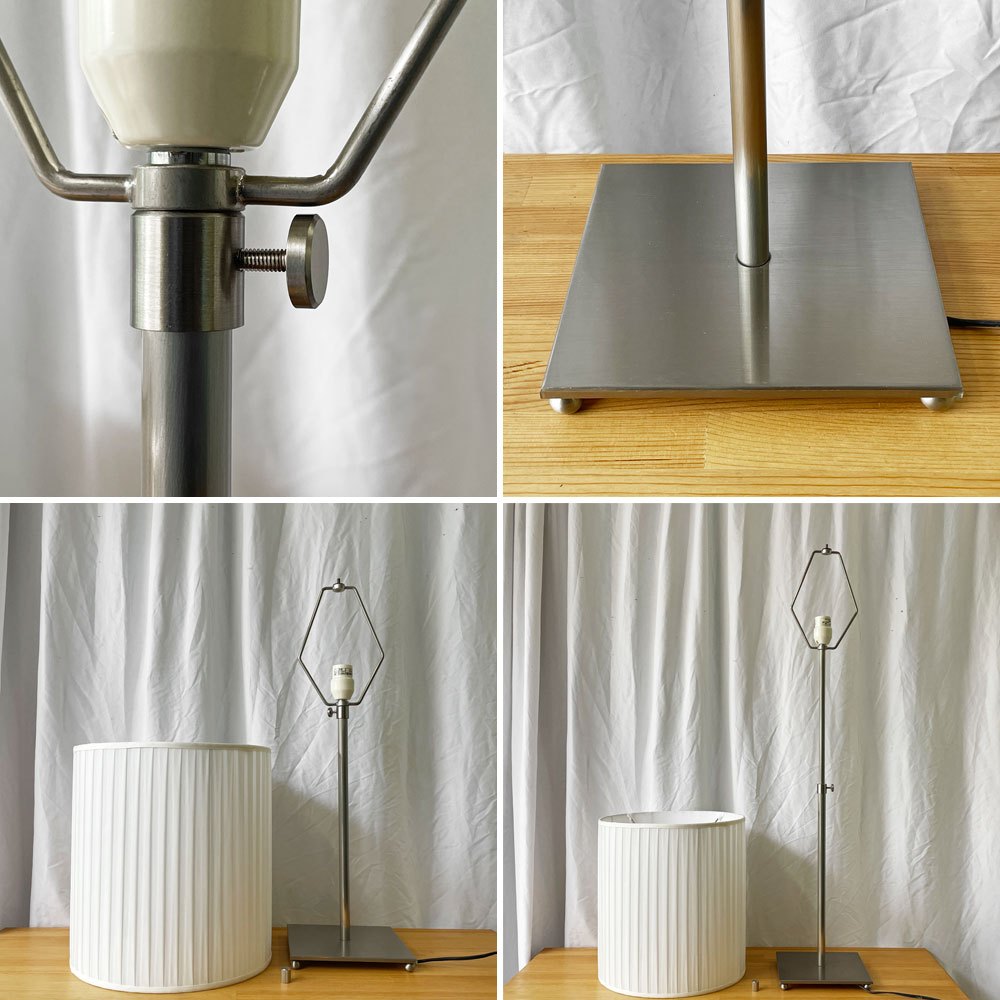 ワイスワイス WISE WISE プリーツ PLEATS KW-701 テーブルランプ Φ30cm デスクライト 卓上照明 高さ調整可能 定価￥47,250- ◇