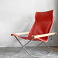 ニーチェアX  NY chair X フォールディングチェア ロッキング 折り畳み ナチュラル×レンガ MoMA 藤栄 新居 猛 ■