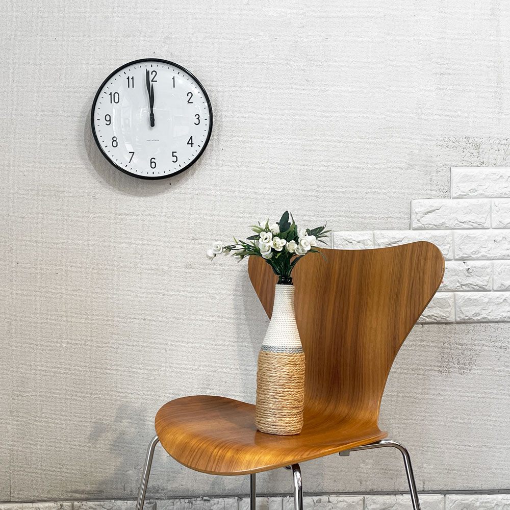 ローゼンダール ROSENDAHL ステーション STATION ウォールクロック 掛け時計 アルネ・ヤコブセン Arne Jacobsen デンマーク ◎