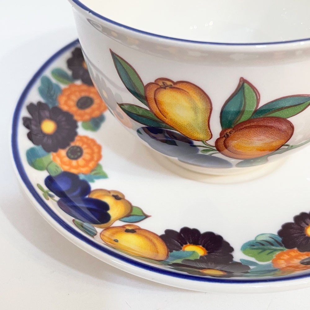 ロイヤルコペンハーゲン ROYAL COPENHAGEN ゴールデンサマｰ GoldenSummer カップ＆ソーサー 北欧雑貨 B ◎