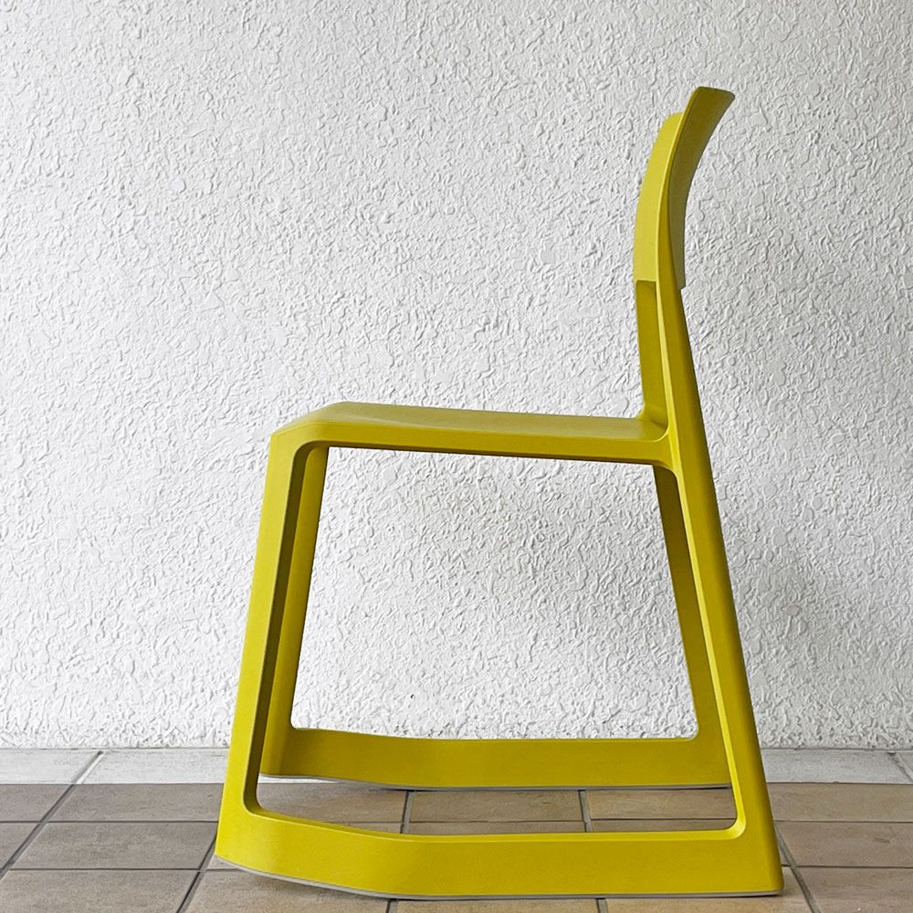 ヴィトラ Vitra ティプトン Tip Ton ワークチェア ダイニングチェア デスクチェア マスタード スタッキング チルト機能 定価￥47,300- ◇