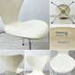 フリッツハンセン Fritz Hansen セブンチェア ホワイト ラッカー仕上げ アルネ・ヤコブセン スタッキングチェア 北欧 デンマーク B ●