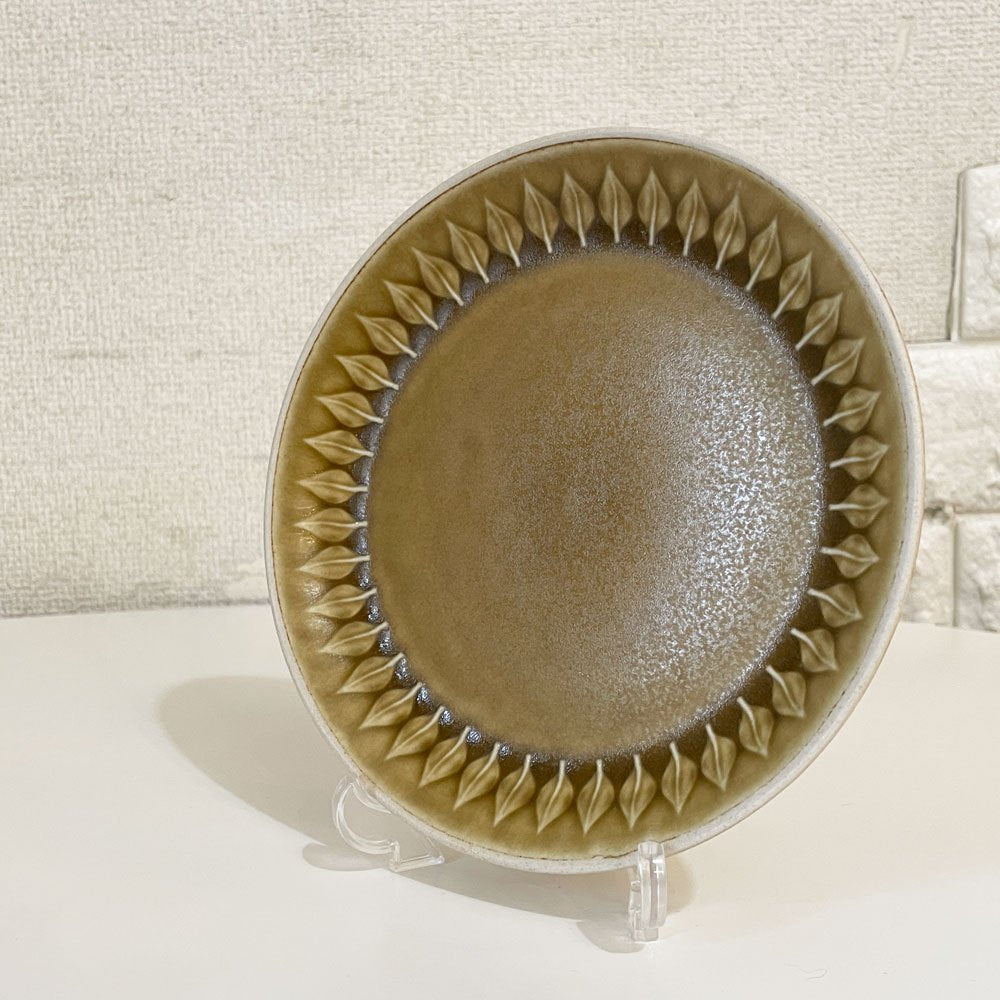 クロニーデン KRONJYDEN レリーフ Relief  ケーキプレート 直径16.5cm イェンス クイストゴー デンマーク 北欧食器 A ◎