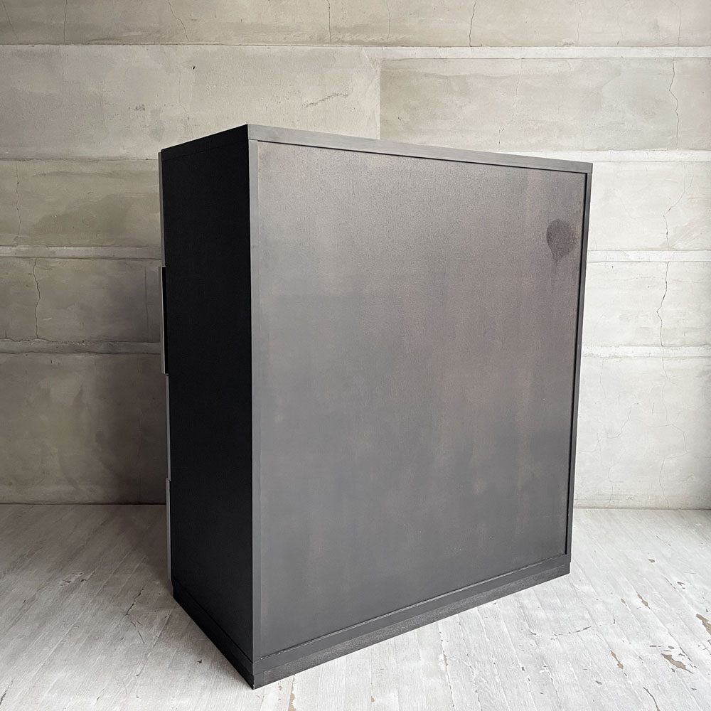 松永家具 Matsunaga Furniture ピアット piatto 4ドロワーズ チェスト キャビネット タモ材 モダンデザイン 廃番♪