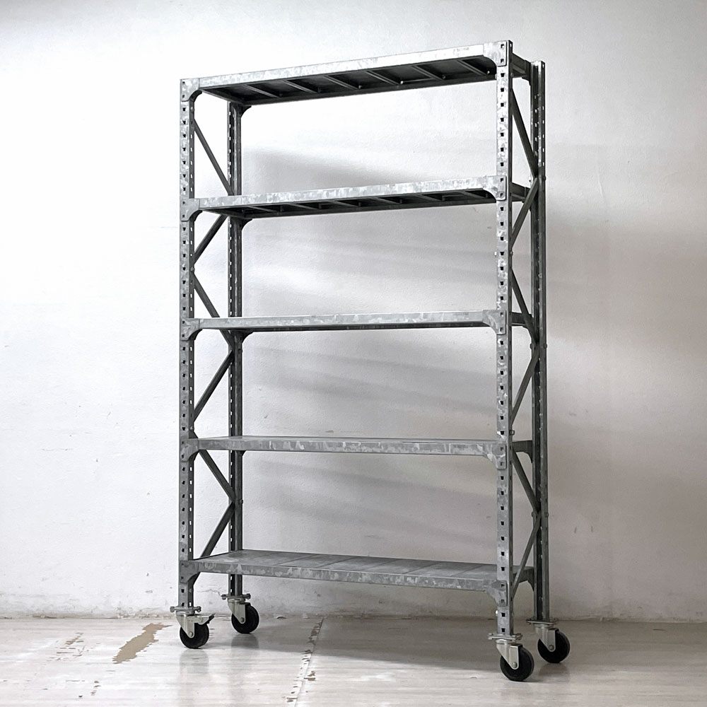 ダルトン DULTON ガルバナイズド シェルフ シングル GALVANIZED SHELF DOUBLE SLF01-S オープンシェルフ インダストリアルデザイン ●