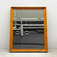 ビンテージ Vintage 大型 ウォールミラー パイン無垢材 姿見 W122cm x H152cm 店舗什器 〓