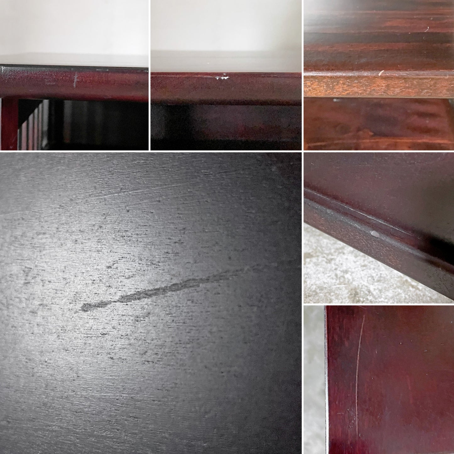 九州民芸家具 縦格子小棚 3段 飾り棚 陳列棚 ディスプレイラック ミズメザクラ無垢材 和家具 民芸 和モダン 店舗什器 ■