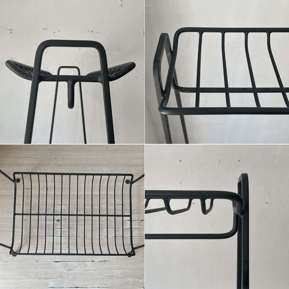 ウニコ unico ステラ STELLA ワイドハンガー ハンガーラック アイアン ブラック H156cm インダストリアル レトロ ★