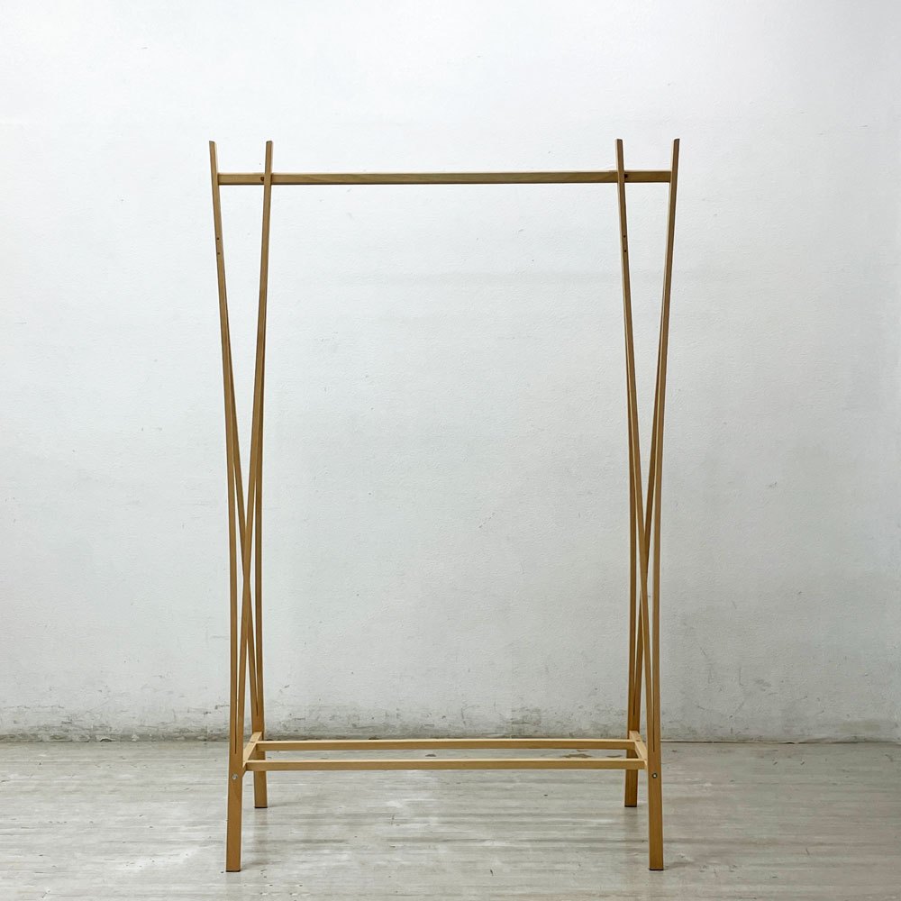 ジリオ Zilio A&C トララ TRA-RA コートスタンド ビーチ材 安積朋子 イタリア製 美品 ●