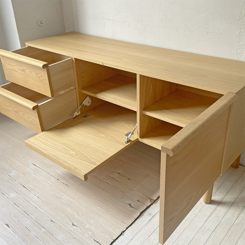 イデー IDEE スティルト サイドボード L STILT SIDEBOARD L Natural オーク材 ナチュラル マリナ・ボーティエ 美品 ★