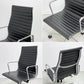 ハーマンミラー Herman Miller アルミナムグループ エグゼクティブチェア ハイバック レザーシート 本革 ブラック 5本脚 C&Rイームズ ミッドセンチュリー ●
